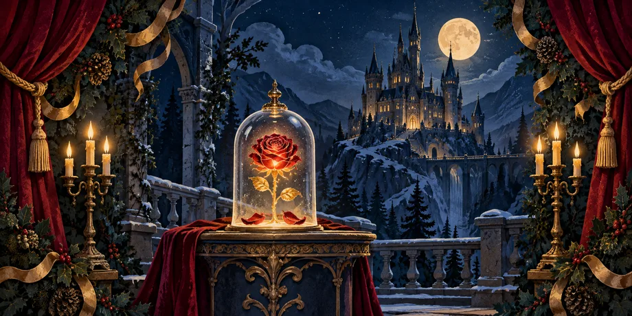 Original illustration for Beauty and the Beast - Cork Opera House Panto